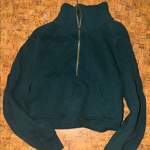 lululemon athletica Teal Half-Zip Sweatshirt